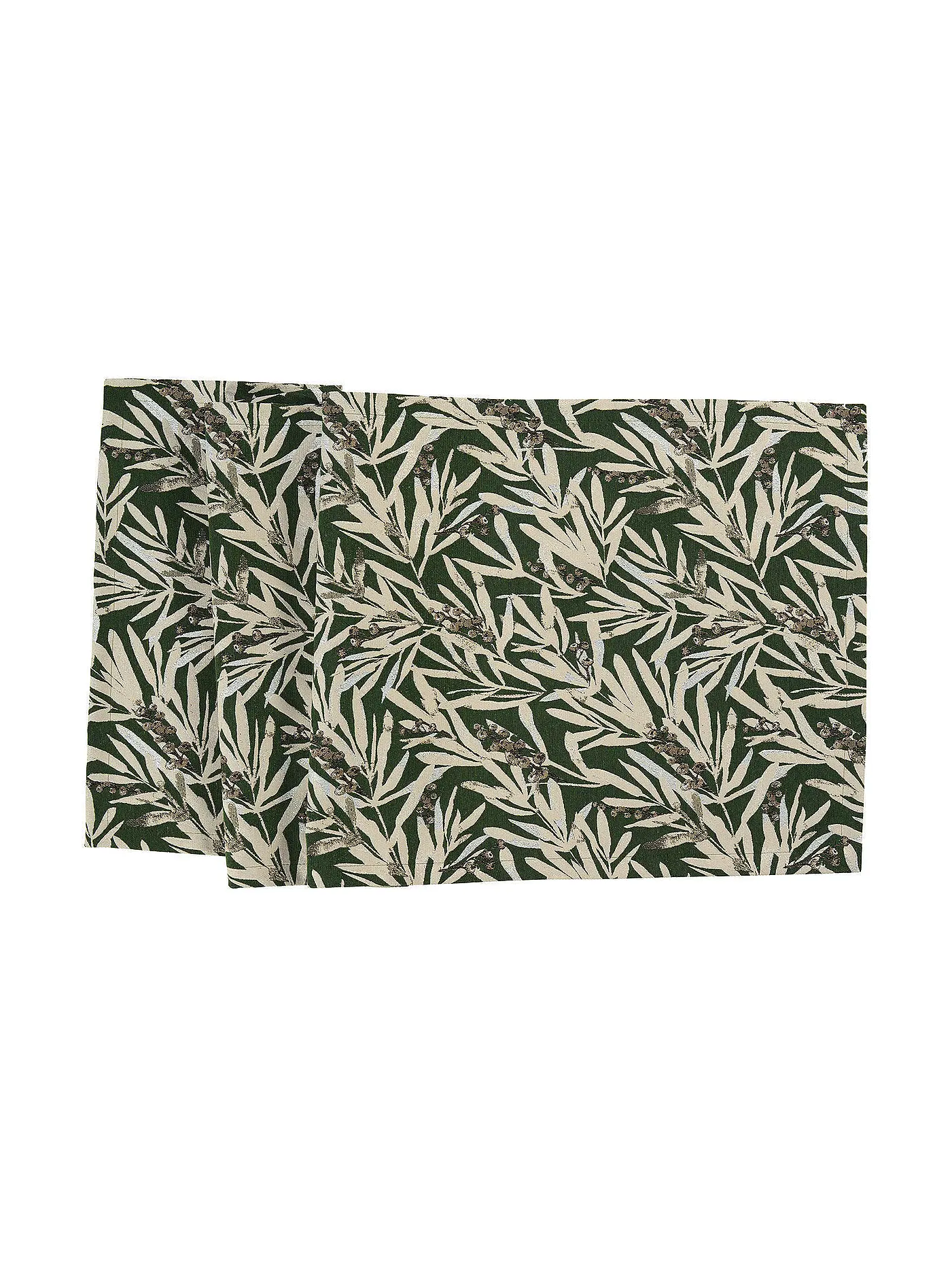 SANDER | Weihnachtsläufer JESSI 50x140cm Black | dunkelgrün